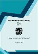 KILA TRAINING CALENDAR 2025-26